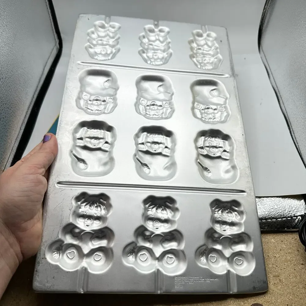 Vintage Wilton Popples Cookie Candy Mold 80s
